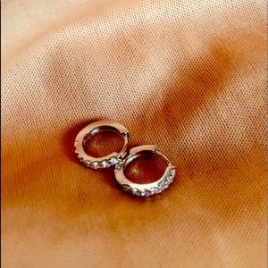 925 Sterling Silver Small Hoop Earrings